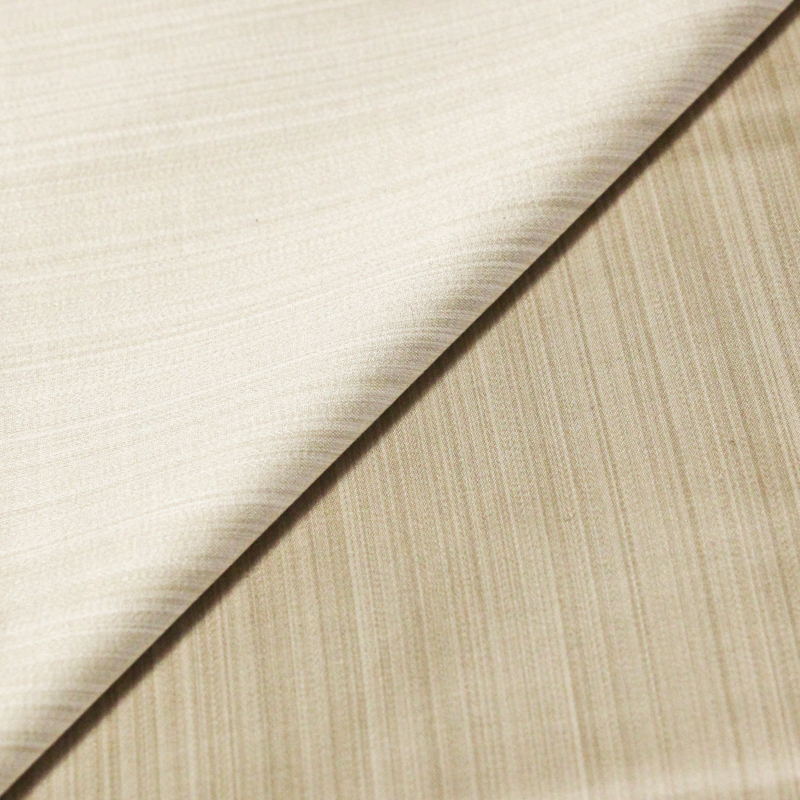 Satin duchesse - Rayé beige