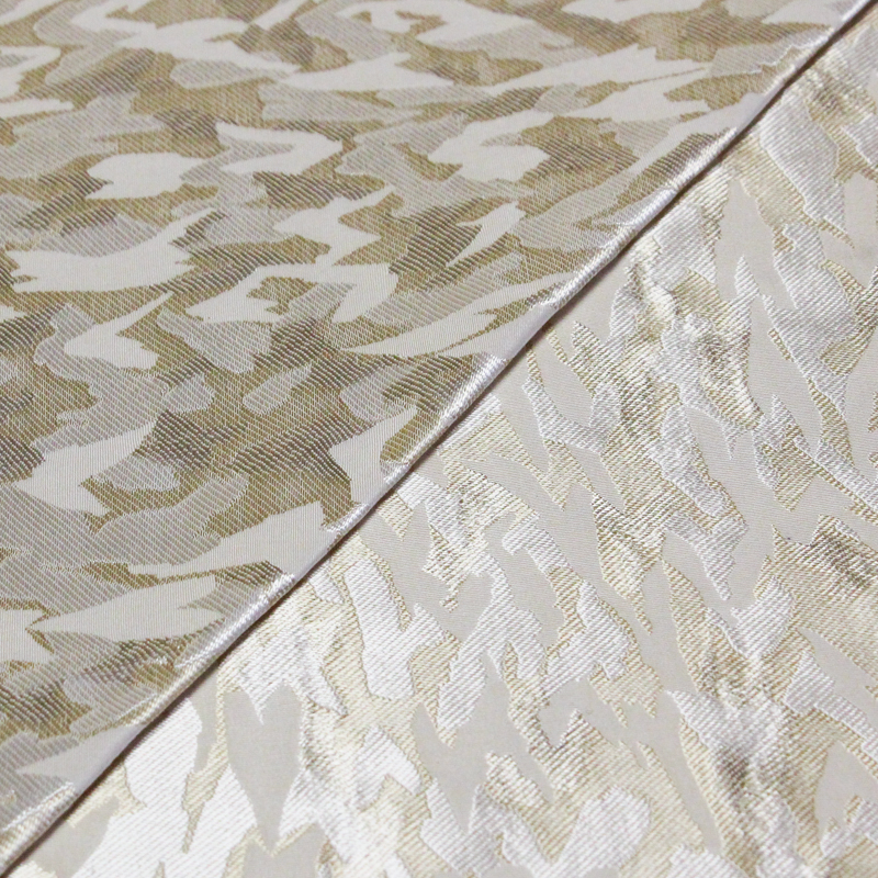 Jacquard - Camouflage beige et doré
