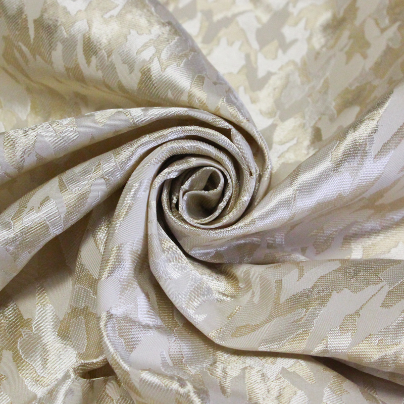 Jacquard - Camouflage beige et doré