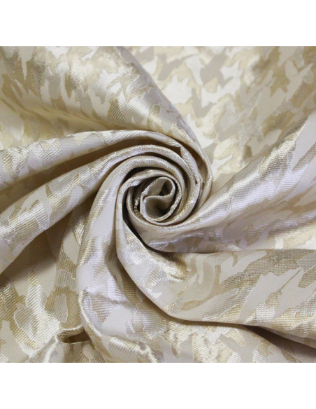 Jacquard - Camouflage beige et doré