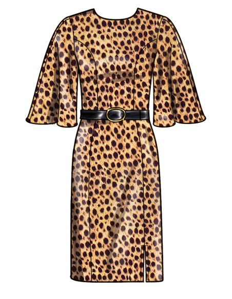 Patron Simplicity 3000.AA (38-46) - Robe ajustée 3 longueurs