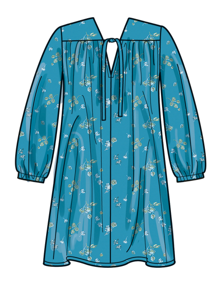 Patron Simplicity 3001.K5 (36-44) - Robes à encolure en V