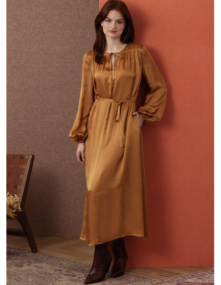 Patron Simplicity 3001.Y5 (46-54) - Robes à encolure en V