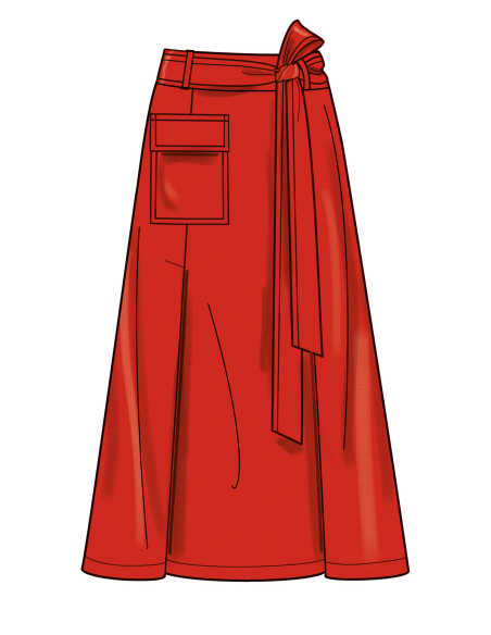 Patron Simplicity 3005.M1 (38-46) - Jupe évasée à panneaux