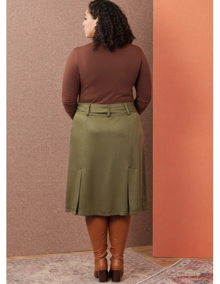 Patron Simplicity 3005.W3 (58-66) - Jupe évasée à panneaux