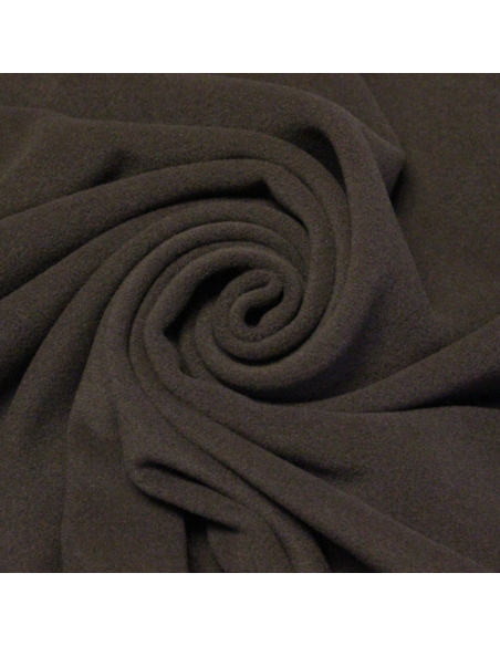 Velours de laine vierge & cachemire - Marron