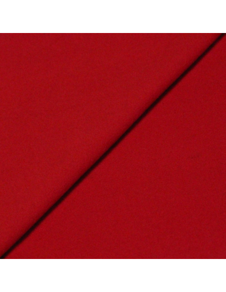Velours de laine vierge & cachemire - Rouge