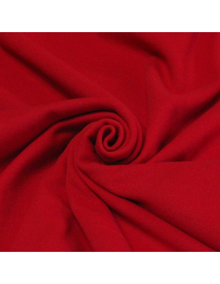 Velours de laine vierge & cachemire - Rouge