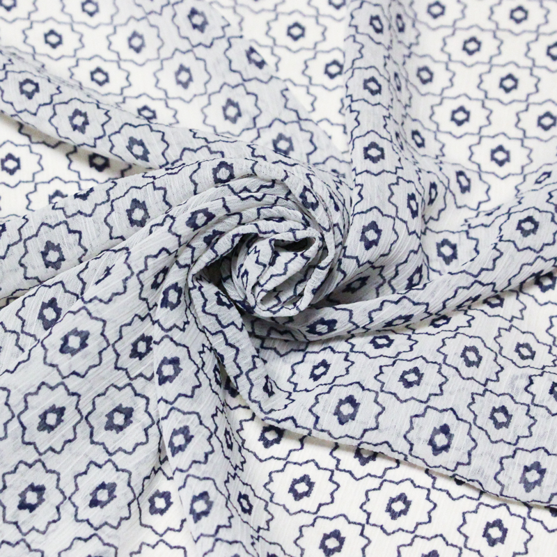 Georgette crinckle - Fleurs...