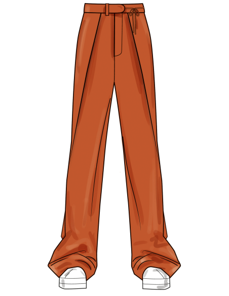 Patron Simplicity 3006.K5 (36-44) - Pantalon wrap avant, ceinture & poches