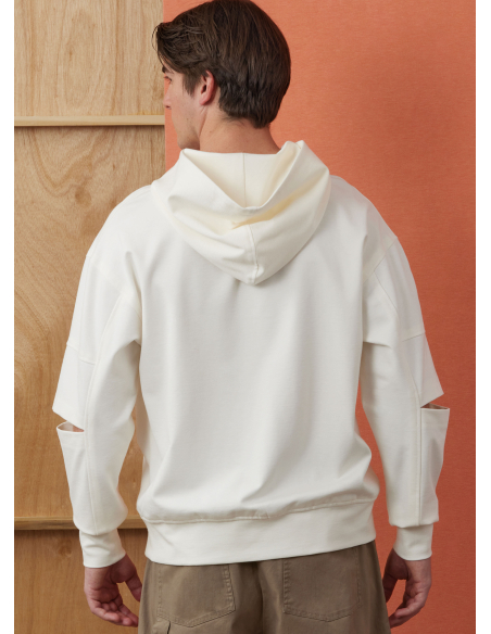 Patron Simplicity 3012.A (34-54) - Veste longue à col cranté et poches plaquées