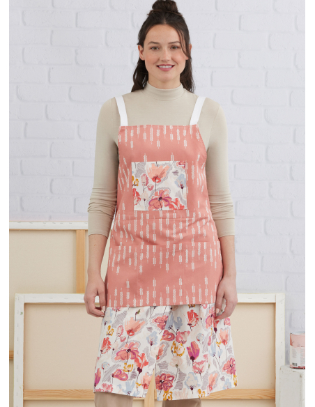 Patron Simplicity 3021.A (34-52) - Tablier & pantalon tablier pour femmes