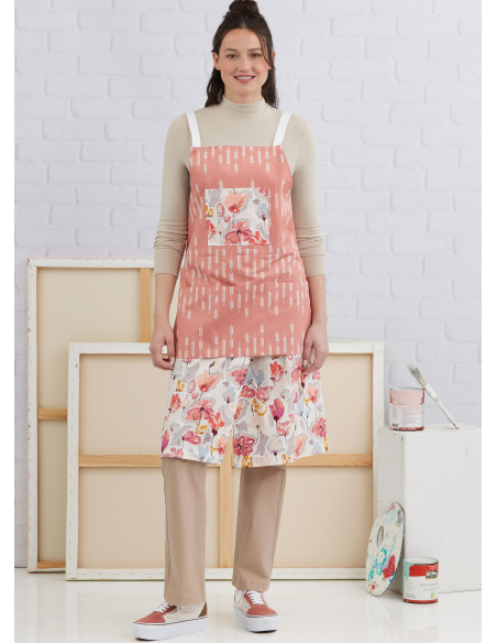 Patron Simplicity 3021.A (34-52) - Tablier & pantalon tablier pour femmes
