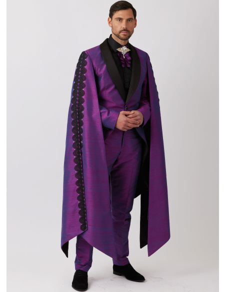 Patron Simplicity 3030.AA (44-52) - Costume homme dramatique : veste longue & pantalon