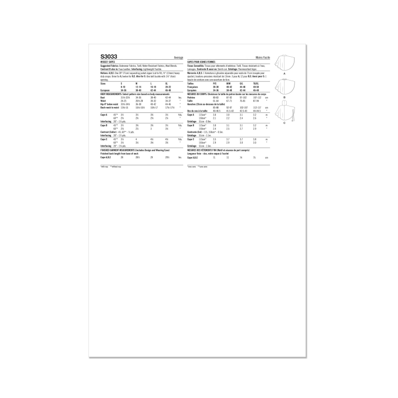 Patron Simplicity 3033.A (36-52) -...