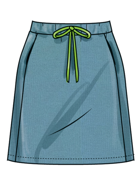 Patron Simplicity 3035.A (34-54) - Ensemble hauts à zip & jupes pull-on