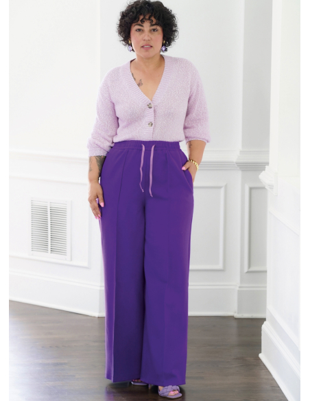 Patron Simplicity 3036.Y5 (46-54) - Pantalon jogger pintucks, poches latérales