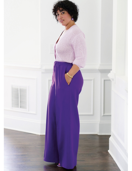 Patron Simplicity 3036.Y5 (46-54) - Pantalon jogger pintucks, poches latérales