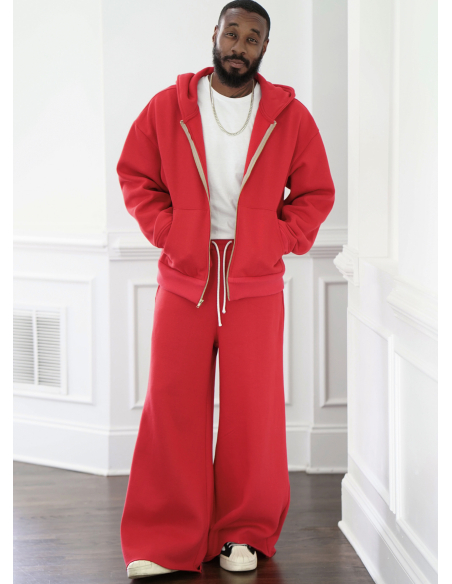 Patron Simplicity 3037.A (36-54) - Sweat zippé oversize & pantalon pull-on