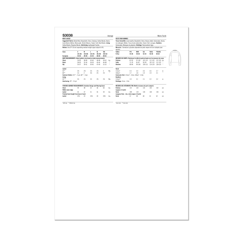 Patron Simplicity 3038.A (36-54) -...