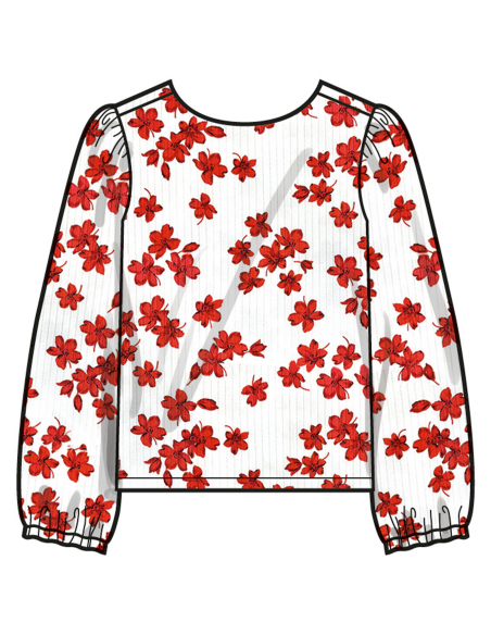 Patron Simplicity 3044.HH (3-6) - Ensemble enfant : veste à volants, hauts & jupes