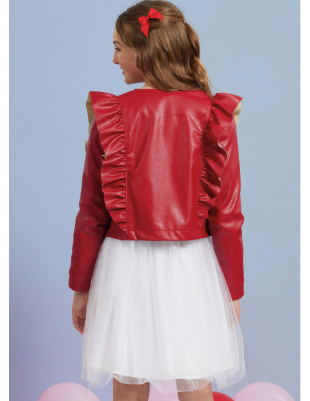 Patron Simplicity 3044.K5 (7-14) - Ensemble enfant : veste à volants, hauts & jupes