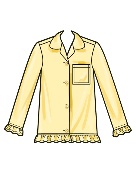 Patron Simplicity 3045.HH (3-6) - Ensemble lounge enfant : hauts, robe, shorts & pantalons