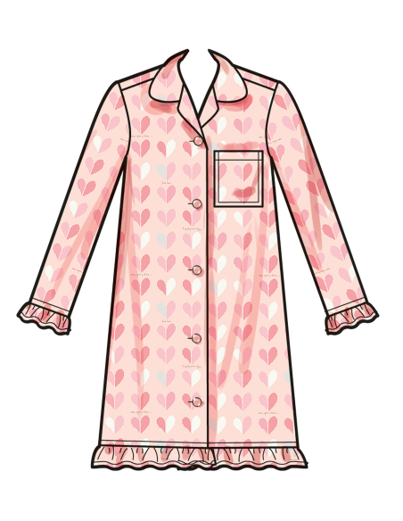 Patron Simplicity 3045.HH (3-6) - Ensemble lounge enfant : hauts, robe, shorts & pantalons