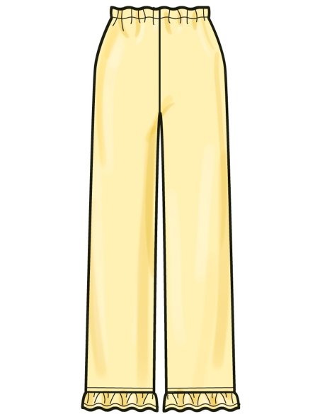 Patron Simplicity 3045.HH (3-6) - Ensemble lounge enfant : hauts, robe, shorts & pantalons