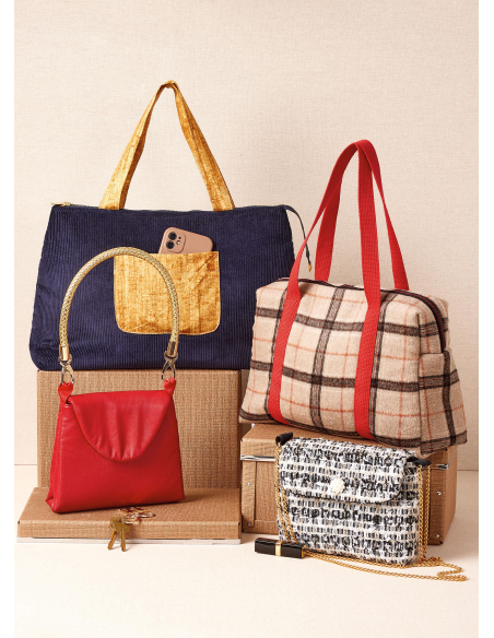 Patron Simplicity 3052 - Sacs & pochettes variés faciles à coudre