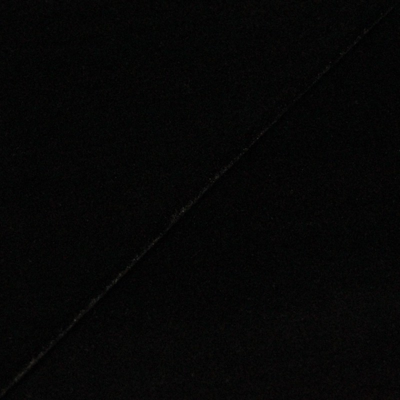 Velours lisse - Noir