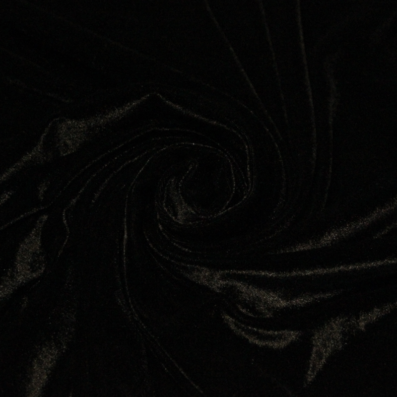 Velours lisse - Noir