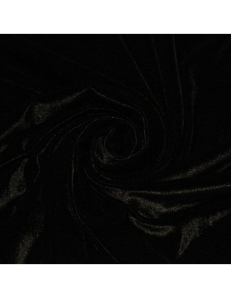 Velours lisse - Noir