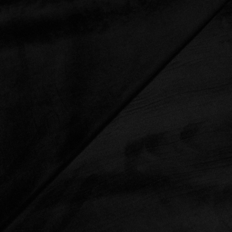 Velours lisse contre-collé - Noir