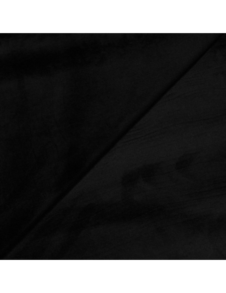 Velours lisse contre-collé - Noir