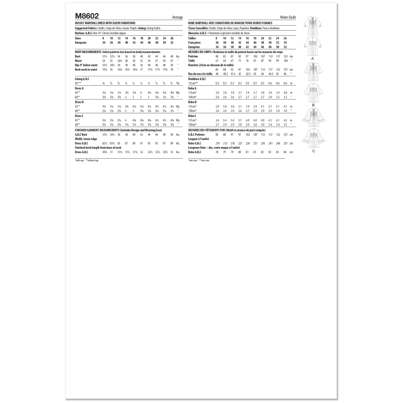 Patron McCall's 8602.K5 (36-44) -...