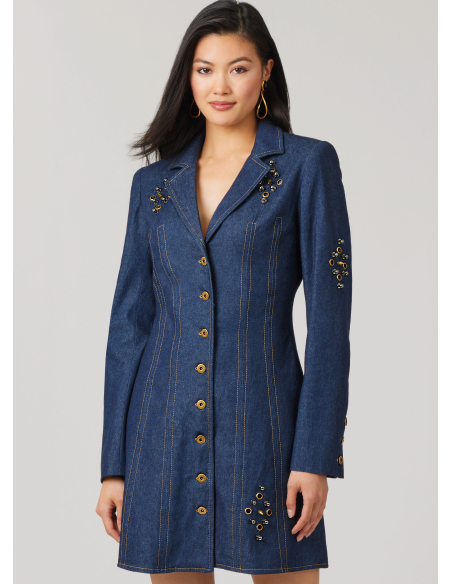 Patron McCall's 8601.U5 (44-52) - Robe boutonnée à col