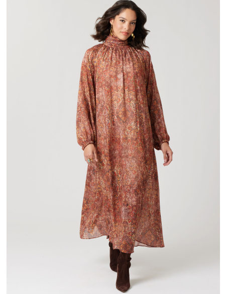 Patron McCall's 8603.D5 (32-40) - Robe ample à ourlets variés