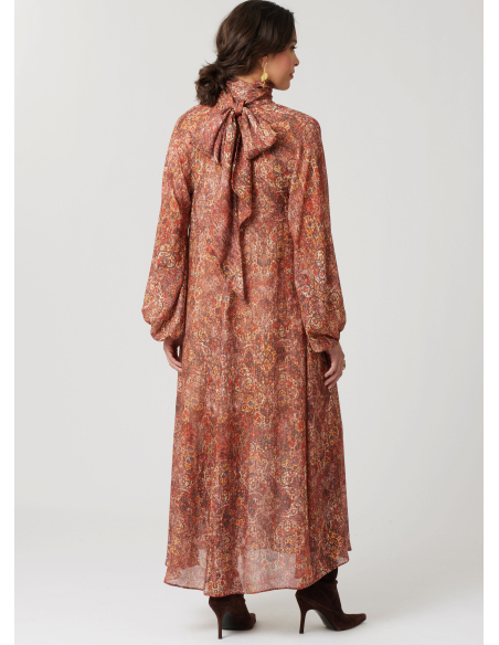 Patron McCall's 8603.R5 (42-50) - Robe ample à ourlets variés