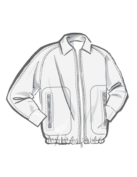 Patron McCall's 8607.K5 (36-44) - Blouson Chic à Boutonnage