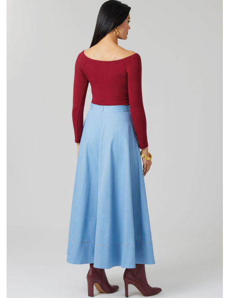 Patron McCall's 8609.U5 (44-52) -Jupe évasée en trois longueurs