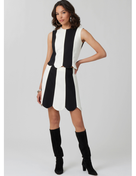 Patron McCall's 8610.Y5 (46-54) - Top ajusté & jupe coordonnée