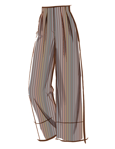 Patron McCall's 8611.AA (38-46) - Chemise boutonnée + short & pantalon coordonnés