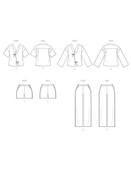 Patron McCall's 8612.AA (32-50) - Pyjama oversize & pantalon