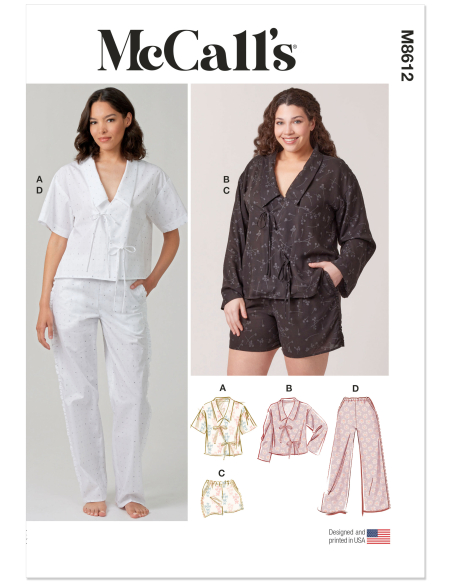 Patron McCall's 8612.BB (44-62) - Pyjama oversize & pantalon