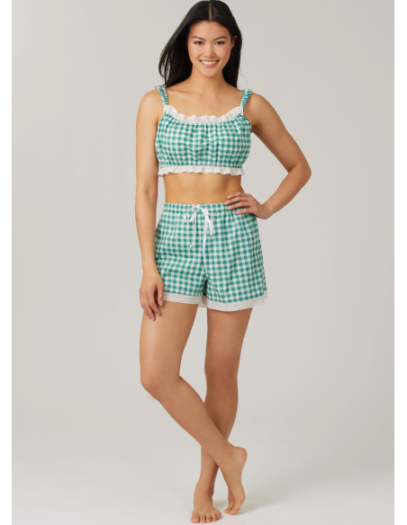 Patron McCall's 8613.A (32-54) - Bralette, Chemise et Short Coordonnés