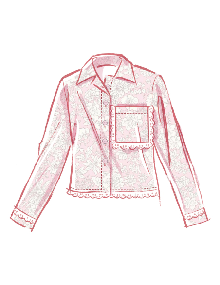 Patron McCall's 8613.A (32-54) - Bralette, Chemise et Short Coordonnés