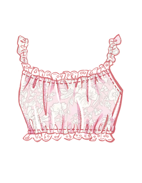 Patron McCall's 8613.A (32-54) - Bralette, Chemise et Short Coordonnés