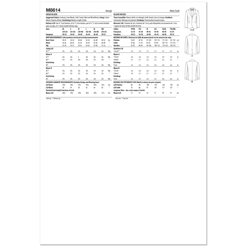 Patron McCall's 8614.A (32-54) -...