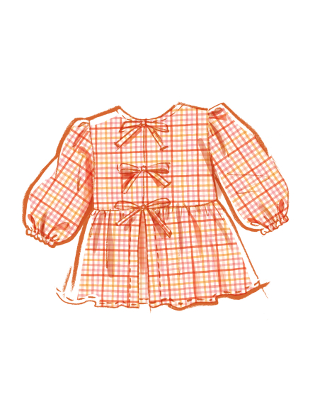 Patron McCall's 8618.HH (3-6) - Top, robe et pantalon fille